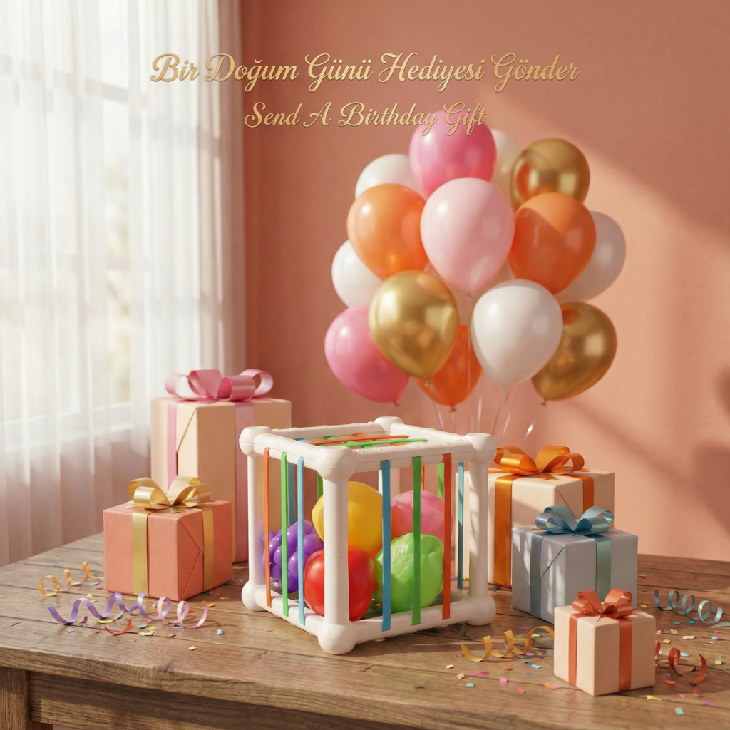bbsky montessori eğitici bebek oyuncakları 10+ ay duyusal gelişim küpü, renkli meyve ve Şekil eşleştirme seti, ilk doğum günü hediyesi